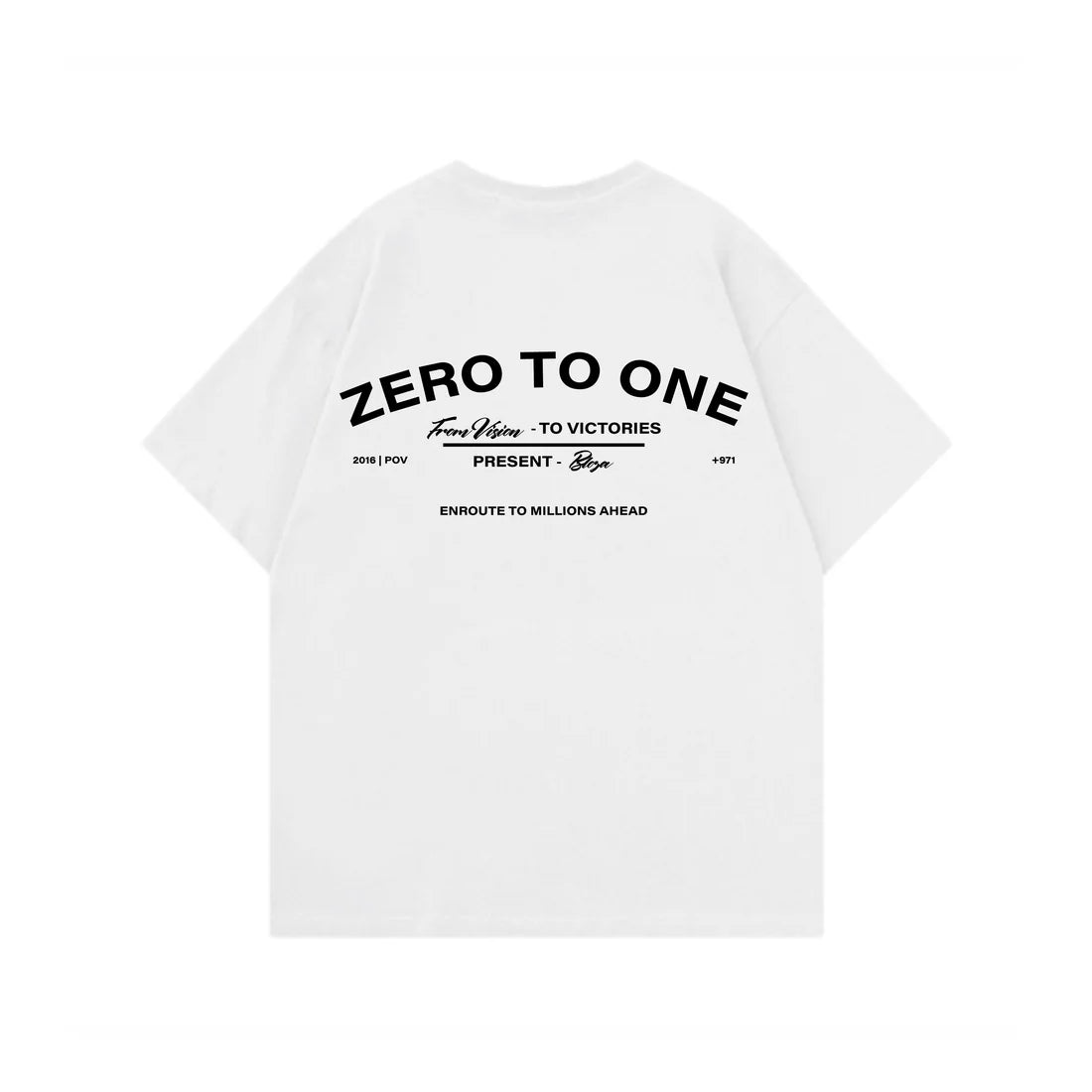 Zero to One Oversized T-Shirts